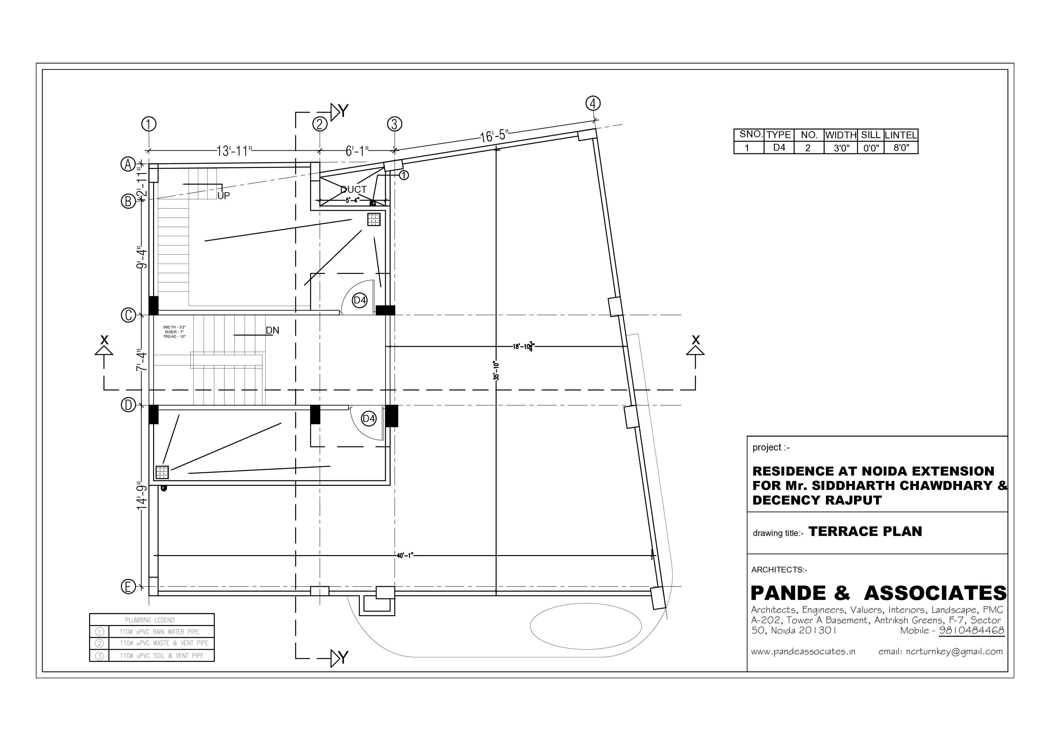 Terrace plan